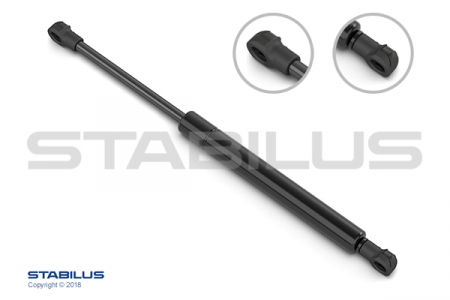 Amortizoare caroserie - Amortizor luneta Dreapta/Stanga lungime maxima: 524mm, sUV:210mm potrivit PEUGEOT 206 KOMBI 07.02-