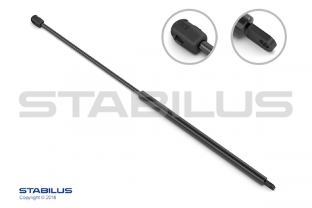 Amortizor portbagaj Dreapta/Stanga lungime maxima: 512mm, sUV:197mm potrivit VW TRANSPORTER T3 AUTOBUS/KRABICE 05.79-07.92 [1]