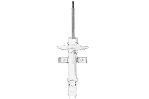 Amortizoare caroserie - Amortizor Fata Dreapta/Stanga potrivit RENAULT CLIO V 1.0-1.6H 06.19-