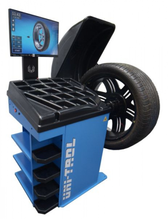 Scule vulcanizare - Aparat echilibrare motociclete/autoturisme TROLL-2451 USG 230V, afisaj ecran LCD