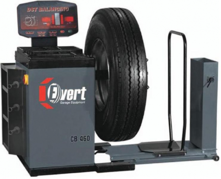 Scule vulcanizare - Aparat echilibrat roti camioane si autoutilitare EVERT CB460, diametru janta 10"-24", diametru maxim roata 47", greutate maxima roata 135kg