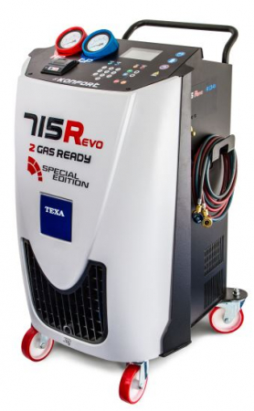 Statii umplere AC - Aparat intretinere sisteme AC KONFORT 715R EVO/HFO (R1234yf), mod operare: automat/manual, tip vehicul: autoturisme/camioane/hibride/utilaje agricole (service vehicule hibride)