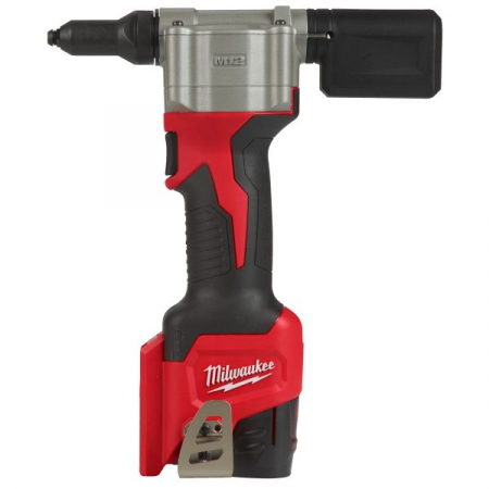Echipamente pentru atelier - Aparat nituire set cu baterii, putere: 9000Nm, dimensiune nit: 2,4; 3,2; 4; 4,8mm 12V baterie inclusa, numar baterii: 1 buc. Incarcator inclus x 2 Ah