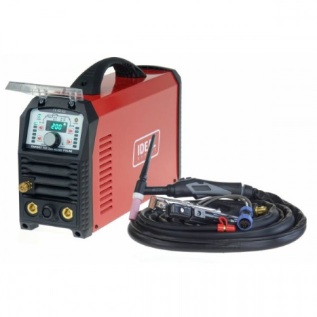 Sudura - Aparat sudura cu electrozi EXPERT TIG 220 AC/DC PULSE pentru aluminiu / otel, 5kW, curent maxim: 200A, mod sudura: MMA / TIG AC/DC