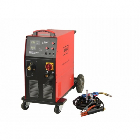 Sudura - Aparat sudura semi-automat putere de sudura minima: 50A, curent sudura: 330A, putere nominala: 11kW, alimentare electrica: 400V, metoda de sudare: FLUX / MIG-MAG / MMA