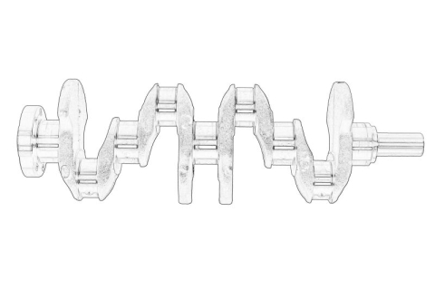 Piese Auto - Arbore cotit potrivit DACIA DOKKER, DOKKER/MINIVAN, DUSTER, LOGAN, LOGAN EXPRESS, LOGAN II, LOGAN MCV, LOGAN MCV II; NISSAN ALMERA II, KUBISTAR, MICRA III; RENAULT CLIO II 1.5D 06.01-