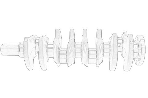 Cuzineti - Arbore cotit potrivit FIAT TALENTO; NISSAN NV300; OPEL VIVARO B; RENAULT ESPACE V, GRAND SCENIC III, GRAND SCENIC IV, KADJAR, SCENIC III, SCENIC IV, TALISMAN, TRAFIC III 1.6D 04.11-