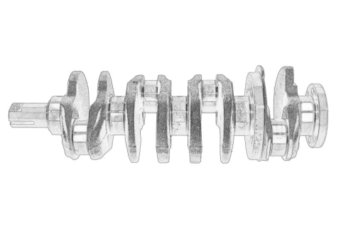 Piese Auto - Arbore cotit potrivit NISSAN INTERSTAR, NV400; OPEL MOVANO B; RENAULT MASTER III 2.3D 02.10-