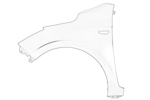 Piese Auto - Aripa fata Stanga (cu gaura pentru indicator) potrivit HYUNDAI I20 I 03.12-