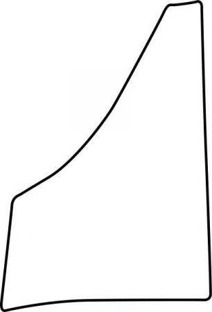 Ornamente - Autocolant protectie caroserie aripa dreapta transparent potrivit BMW 7 F01, F02, F03, F04 06.08-12.15