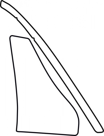 Autocolant protectie caroserie aripa stanga transparent potrivit MITSUBISHI LANCER VIII 01.08-08.17 [1]