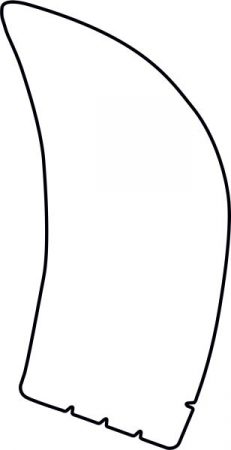 Autocolant protectie caroserie dreapta transparent potrivit SUBARU FORESTER SH 01.08-03.13 [1]