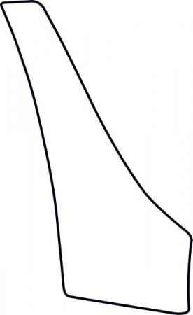 Autocolant protectie caroserie dreapta transparent potrivit SUBARU IMPREZA GR, GH 01.08-12.12 [1]