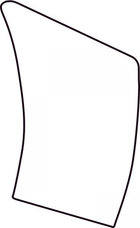 Autocolant protectie caroserie dreapta transparent potrivit SUBARU OUTBACK BR 09.09-10.14 [1]