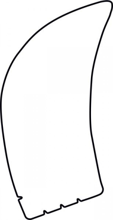 Ornamente - Autocolant protectie caroserie stanga transparent potrivit SUBARU FORESTER SH 01.08-03.13