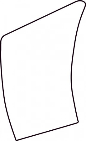 Autocolant protectie caroserie stanga transparent potrivit SUBARU OUTBACK BR 09.09-10.14 [1]