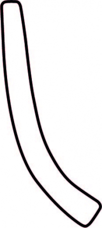 Autocolant protetie aripa spate dreapta transparent, 3M PPF 4.0 folie, ajustare automata potrivit HONDA ACCORD VIII 2007-2011 [2]