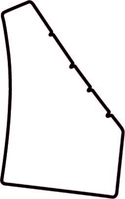 Ornamente - Autocolant protetie aripa spate dreapta transparent, 3M PPF 4.0 folie, ajustare automata potrivit KIA RIO IV dupa 2017