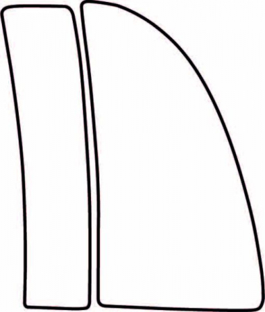 Autocolant protetie aripa spate dreapta transparent, 3M PPF 4.0 folie, ajustare automata potrivit MERCEDES M/ML-KLASA W164 2005-2011 [1]