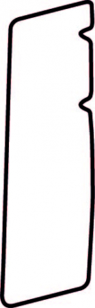 Autocolant protetie aripa spate stanga transparent, 3M PPF 4.0 folie, ajustare automata potrivit HYUNDAI SANTA FÉ 2006-2012 [2]