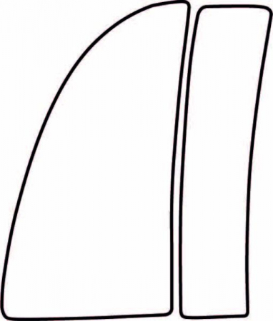 Autocolant protetie aripa spate stanga transparent, 3M PPF 4.0 folie, ajustare automata potrivit MERCEDES M/ML-KLASA W164 2005-2011 [1]