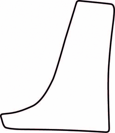 Autocolant protetie aripa spate stanga transparent, 3M PPF 4.0 folie, ajustare automata potrivit SKODA FABIA II 2006-2014 [1]