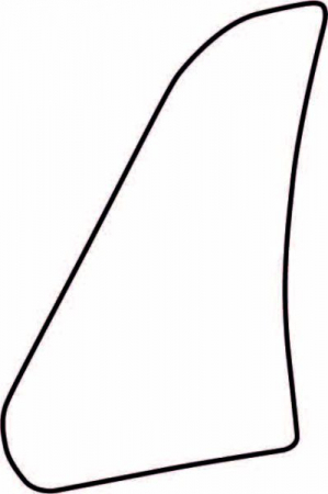 Ornamente - Autocolant protetie aripa spate stanga transparent, 3M PPF 4.0 folie, ajustare automata potrivit SUZUKI SWIFT III 3 usi 2005-2010