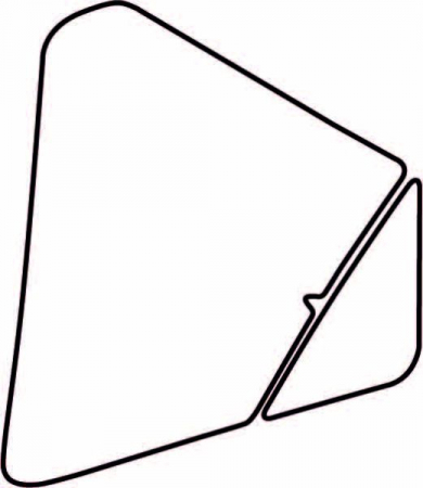 Autocolant protetie aripa spate stanga transparent, 3M PPF 4.0 folie, ajustare automata potrivit TOYOTA COROLLA SDN E15 2006-2013 [1]