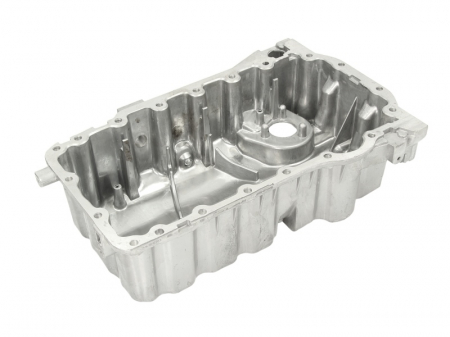 Baie de ulei - Baie ulei aluminiu, cu locas senzor potrivit AUDI A3, TT; SEAT ALTEA, LEON, TOLEDO III; SKODA OCTAVIA II; VW EOS, GOLF V, GOLF VI, JETTA III, PASSAT B6, POLO V, SCIROCCO III 1.6/2.0/3.6 dupa 2004