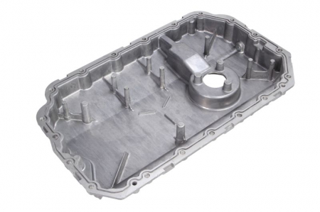Baie de ulei - Baie ulei aluminiu, cu locas senzor potrivit AUDI A4 B7, A6 C6, A8 D3 2.4/3.2 2004-2010