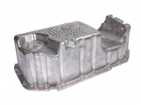 Baie de ulei - Baie ulei aluminiu, cu locas senzor potrivit SEAT CORDOBA, IBIZA III; SKODA FABIA I; VW GOLF IV, POLO 1.4/1.6 1999-2009