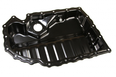Baie de ulei - Baie ulei otel, partea inferioara, cu locas senzor potrivit AUDI A3, TT; SEAT ALTEA, LEON, TOLEDO III; SKODA OCTAVIA II, SUPERB II, YETI; VW EOS, GOLF V, GOLF VI, Golf 7 VII, JETTA III 1.6-3.6 dupa 20