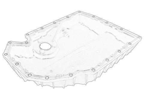 Baie de ulei - Baie ulei (partea inferioara; plastic) potrivit SEAT ALHAMBRA, ATECA, LEON, LEON SC, LEON ST; SKODA OCTAVIA III, SUPERB III; VW ARTEON, ARTEON SHOOTING BRAKE 1.8/2.0 11.12-
