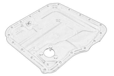 Baie de ulei - Baie ulei (partea inferioara) potrivit HYUNDAI IX35, SANTA FE IV, SANTA FÉ III; KIA SORENTO II 2.0D 08.09-07.20