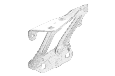 Caroserie - Balama copota dreapta FORD TOURNEO COURIER B460, TOURNEO CUSTOM V362, TRANSIT, TRANSIT CONNECT, TRANSIT CONNECT V408/MINIVAN, TRANSIT COURIER B460, TRANSIT COURIER B460/MINIVAN 04.06-