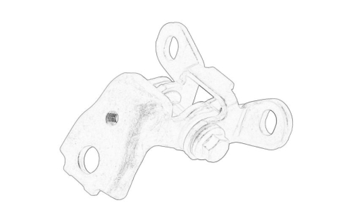 Caroserie - Balama usa Fata Stanga (partea inferioara) potrivit SKODA FABIA II, ROOMSTER 03.06-05.15