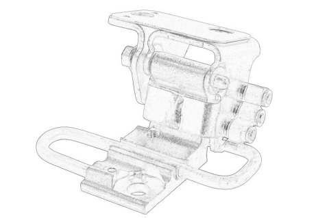 Caroserie - Balama usa Fata Stanga (partea inferioara) potrivit VW CC B7, EOS, PASSAT B6, PASSAT B7 03.05-12.16