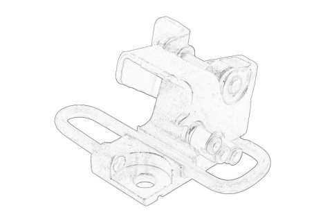 Caroserie - Balama usa Fata Stanga (partea inferioara) potrivit VW GOLF PLUS V, GOLF V, GOLF VI 10.03-12.13