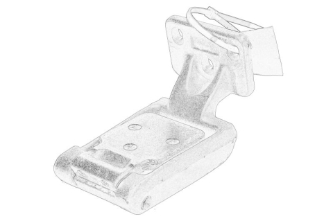 Caroserie - Balama usa Spate Stanga (partea inferioara, usa aripii) potrivit MERCEDES SPRINTER 3,5-T (B906), SPRINTER 3-T (B906), SPRINTER 3-T (B910), SPRINTER 4,6-T (B906), SPRINTER 5-T (B906) 06.06-12.21