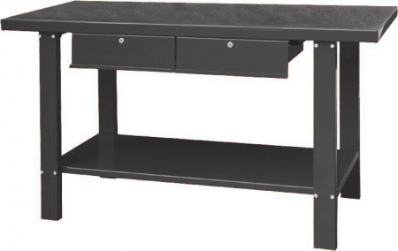 Scule service - Banc de lucru, 2 sertare, lungime 1,5m