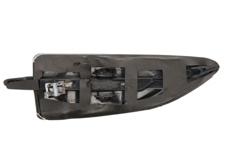 Bandou ornament lateral aripa fata stanga negru cu dunga cromata potrivit FORD KUGA II 2017-2019 [1]