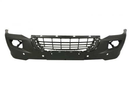 Piese Auto - Bara fata cu grila cu locas proiectoare, cu locas senzori, gri inchis VW CRAFTER intre 2006-2017