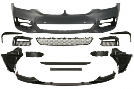 Bara - Bara (Fata, cu indoiala, M PERFORMANCE, cu gauri pentru lampa de ceata, numar de gauri pentru senzorii de parcare: 6, pentru vopsire) potrivit BMW 5 (G30, F90), 5 (G31) 02.17-