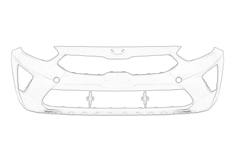 Caroserie - Bara (Fata, grund) potrivit KIA CEE'D, CEED 10.18-