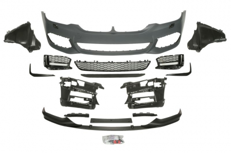 Bara - Bara fata model pachet M, cu grile, cu locas spalator de faruri, grunduit potrivit BMW Seria 5 G30, F90, 5 G31 2017-2020
