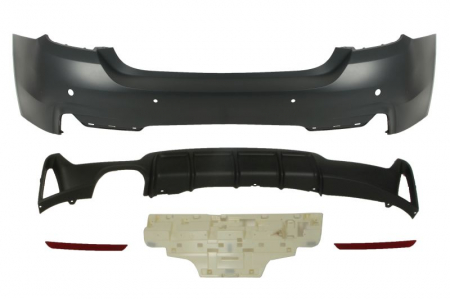 Bara (Spate, pachet M, complet, numar de gauri pentru senzorii de parcare: 4, pentru vopsire) potrivit BMW 4 (F32, F82), 4 (F33, F83) Cabriolet / Coupe 07.13-02.17 [2]