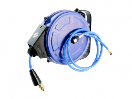 Scule pneumatice - Bobina cu furtun de presiune AIRPRESS, poliuretan, presiune maxima: 15bar, diametru intrare: 8mm, lungime: 8m