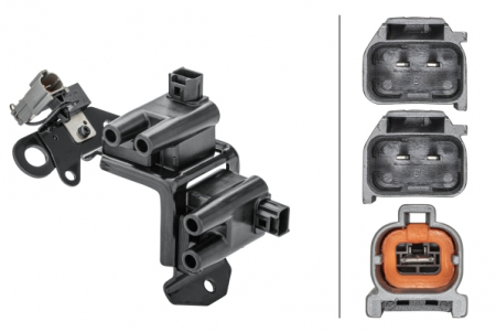 Piese Auto - Bobina inductie potrivit HYUNDAI ACCENT II, ACCENT III, COUPE II, ELANTRA III, MATRIX 1.3-2.0 01.00-11.10