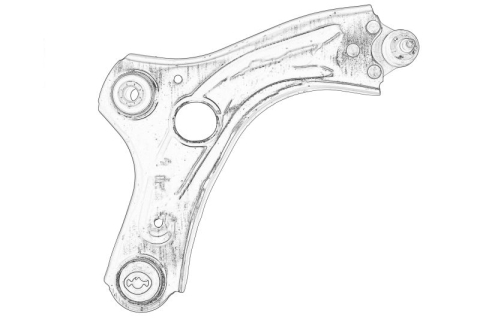 Piese Auto - Brat suspensie roata Dreapta fata potrivit RENAULT CAPTUR II, CLIO V 1.0-1.6H 06.19-