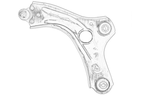 Piese Auto - Brat suspensie roata Stanga fata potrivit RENAULT CAPTUR II, CLIO V 1.0-1.6H 06.19-